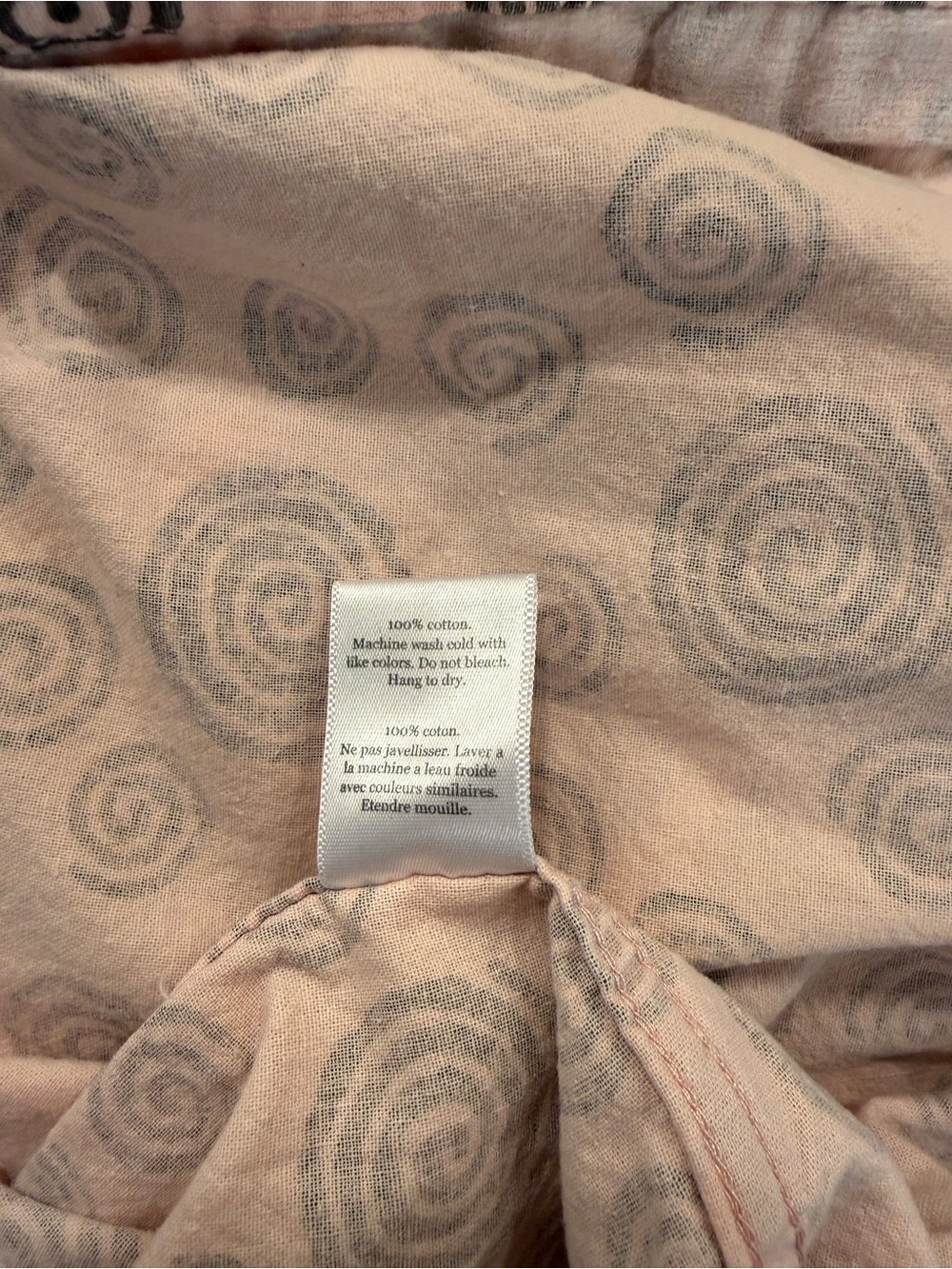 Vintage-Inspired men’s Spiral Print Short Sleeve Shirt - Light Pink - Picture 5 of 5